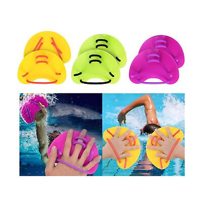 #ad Swimming Hand Paddles Swim Training Gear Swimming Equipment Aquatic Fitness Swim