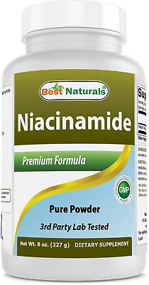 Best Naturals Niacinamide Vitamin B3 Pure Powder 8 OZ