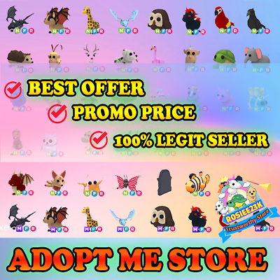Mega Neon Fly Ride MFR NFR FR FAST AND CHEAP Adopt Me Pet HOT AND NEW