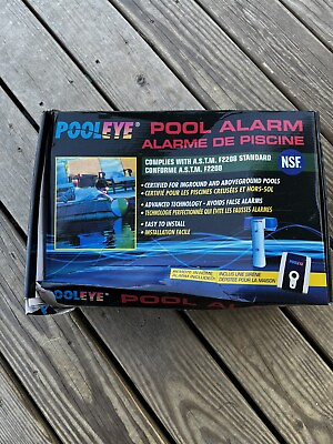#ad PoolEye Pool Alarm Smart Alarm For Inground Or Above ground with Remote PE23