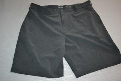 24691 a Mens IZOD Golf Shorts Hybrid Swimming Size 40 Gray Polyester