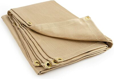 #ad Fiberglass Welding Blanket 4#x27; x 6#x27; Fireproof Blanket 1 3” 8mm Thickened