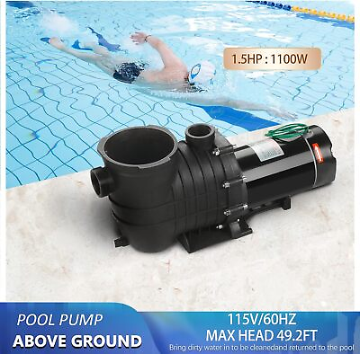 #ad 1.5HP In Ground Swimming Pool Pump Motor Strainer Replacement For Hayward Pump