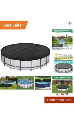 #ad All Season Waterproof Round Pool Cover Oxford Fabric 15 FT. Open Box