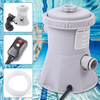 For Above Ground Pools 110V Summer Waves Swimming Pool Water Cleaner Filter Pump