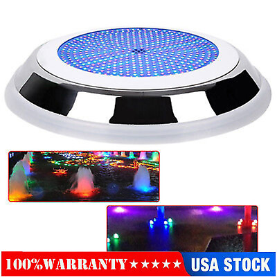 #ad RGB LED Swimming Pool Light Spa Light Stainless Resin filled Underwater Lamp