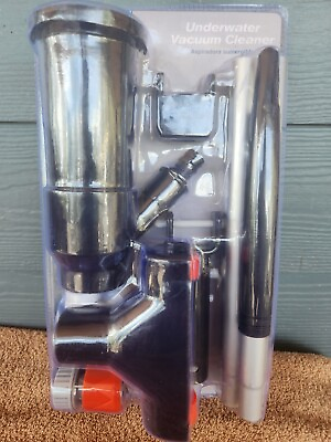 #ad Aqua EZ Underwater Pool Vacuum Cleaner with Aluminum Pole UV189 Item 53501 NEW