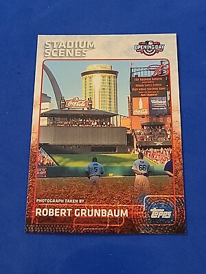 #ad 2015 Robert Grunbaum Topps Opening Day #STA RG Stadium Scenes Busch Stadium