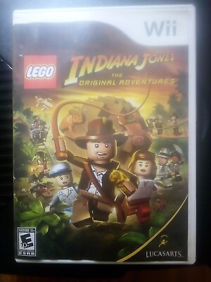 #ad LEGO Indiana Jones: The Original Adventures Nintendo Wii 2008 Discounted Cib