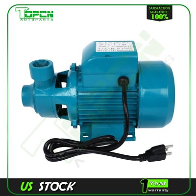 #ad Brand New 3 4HP 1quot; Electric Clear Water Pump Pool Pond Farm Clean High Quality
