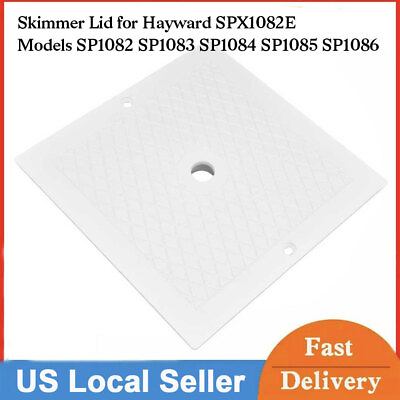 #ad 10 in Swimming Pool Skimmer Cover Replacement Skimmer Lid Plastic For Home
