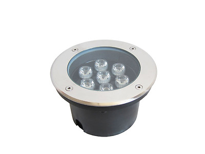 #ad 10 x 7W LED Inground Light Outdoor Garden Underground Lamp Round Pure White