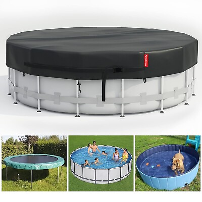 #ad 8 Ft Round Pool Cover Solar Covers for Above Ground Pools Inground Pool Cov...
