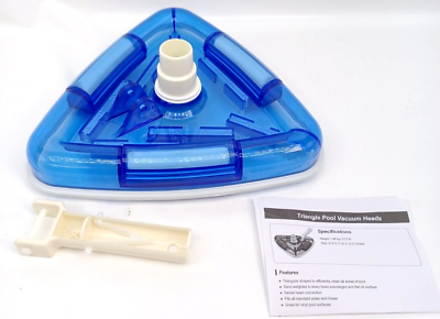 #ad Swimming Pool Vacuum Head Transparent Triangular Vinyl Suction Durable