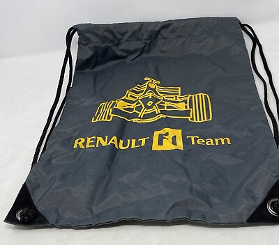#ad Renault F1 Racing Team Drawstring Sports Gym PE Swimming Kit Bag DL1 Bag Base