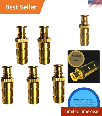 #ad Durable Brass Pool Cover Anchors with Head Screw Bolts Rust Resistant 5 Pack