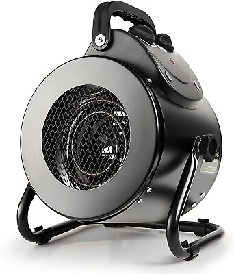iPower Electric Heater Fan for Greenhouse Grow Tent Work place Overheat Protect
