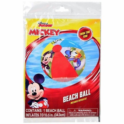 #ad Disney Mickey Mouse and Friends 13.5quot; Inflatable Beach Ball Summer Pool Toys