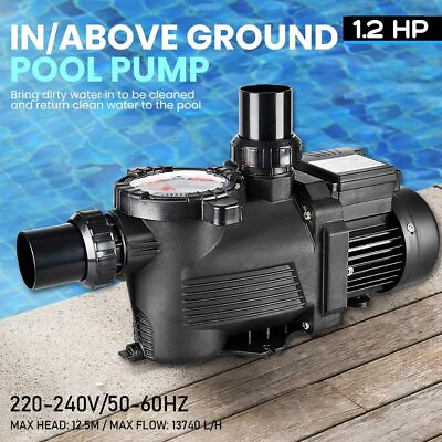 #ad #ad 1.2HP In Ground Swimming Pool Pump Replacement For Hayward Pump Motor Strainer