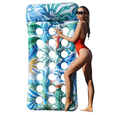 Large Swimming Pool Floats Inflatable Lounge Water Hammock Pool Rafts 71quot;x34.3quot;