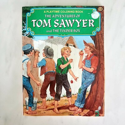 #ad Tom Sawyer and The Tinder Box Unused Coloring Book