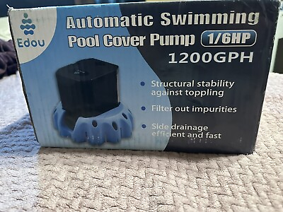 #ad #ad EDOU Swimming Pool Cover Pump 1200 GPH 1 6 HP110V Automatic