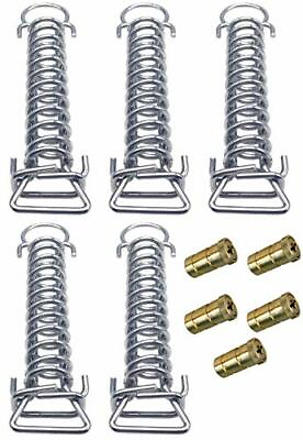 Poolzilla Pool Safety Cover Brass Anchors And Stainless Steel Springs 5 Pack Uni