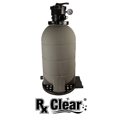 #ad Rx Clear 16quot; Patriot Above Ground Swimming Pool Sand Filter w Valve