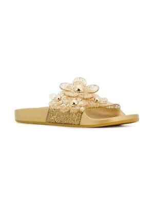 #ad Marc Jacobs Women#x27;s Daisy Aqua Slide Sandal Size 7