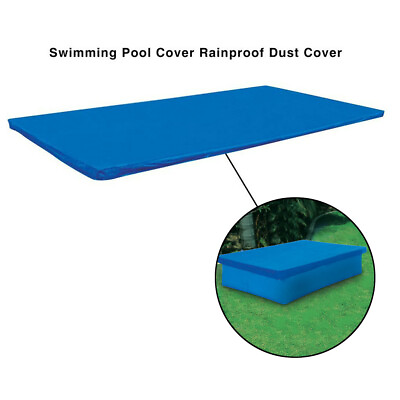 Rectangle Swimming Inflatable Pool Dust Cover For Garden Paddling Family Pools