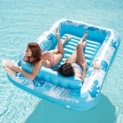 #ad #ad Inflatable Tanning Sunbathing Pool Lounger Float for Adult More Large US