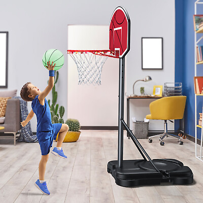 #ad #ad Xmas Poolside Basketball Hoop Adjustable Height Backboard Net Swimming Pool Game