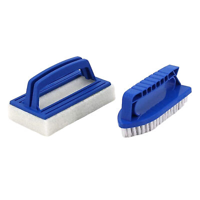 #ad #ad Swimming Pool Brush for Cleaning Pool Walls Pool Scrub Brush with Nonslip Handle