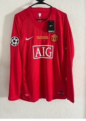 #ad Wayne Rooney 2008 Manchester United Champions League Final Retro Jersey