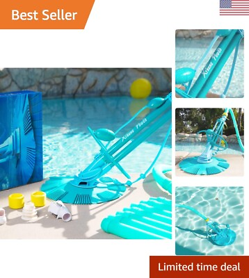 #ad Automatic Suction Pool Cleaner Ideal for In Ground Pools 10 Hoses Included