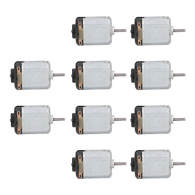 #ad 10Pcs Mini Electric Motor High Speed Low Noise DC Motors For Hobby DIY Part