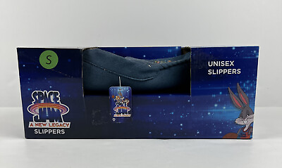 Space Jam A New Legacy Slippers Adult Unisex Slippers Blue Size Small Ground Up