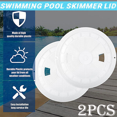 #ad 2PCS Swimming Pool Skimmer Deck Lid Cover For Hayward SP1070C SPX1070C US STOCK