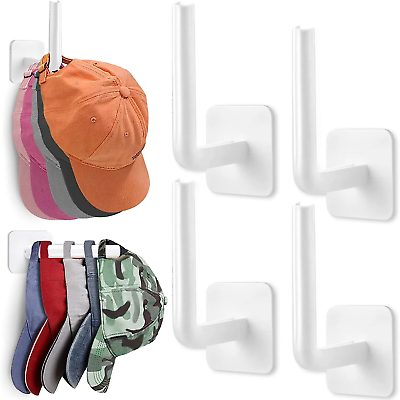 #ad 2PCS Baseball Hat Hangers Organizer for Wall Holder Waterproof Hat Storage Stic