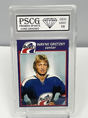 #ad Wayne Gretzky 1978 Indianapolis Star Racers Rookie #99 Graded PSCG 10 Gem Mt