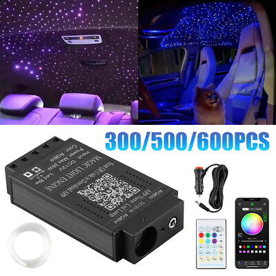 #ad Twinkle 600x Fiber Optic RGBW Car Home Headliner Star Lights Roof Ceiling Lights
