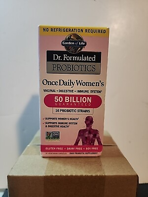 #ad Garden of Life Dr Formulated Womens 50 Billion Probiotics Best Used By 4 30 24
