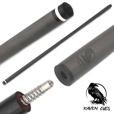 #ad RAVEN Carbon Fiber Pool Cue Shaft Only Radial Joint 12.9 12.4 11.8 29quot; 30quot;