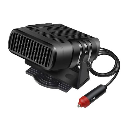 Portable Electric Car Heater 12V 120W Heating Fan Defogger Defroster Demister US