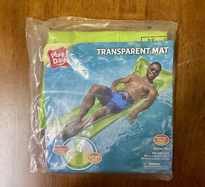 #ad Play Day Transparent Swimming Pool Adult Floating Inflatable Pool Float