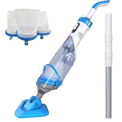 #ad Cordless Pool Vacuum with Strong Suction Handheld Rechargeable Swimming Pool...