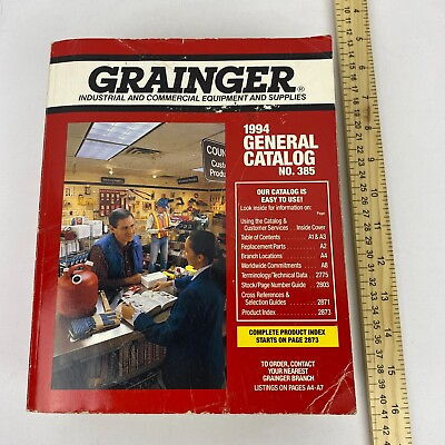 #ad Grainger Industrial amp; Commercial Equipment amp; Supplies 1994 General Catalog #385
