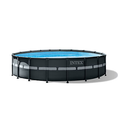 #ad Intex 18Ft x 52In Ultra XTR Frame Round Above Ground Swimming Pool Set with Pump
