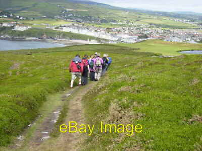 #ad Photo 6x4 The 95 mile long Isle of Man Coastal Path above Port Erin Cregn c2007