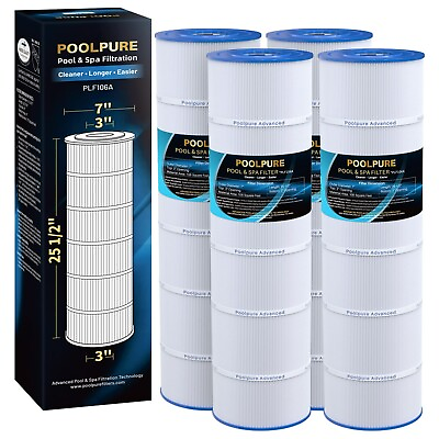 #ad POOLPURE PLF106A Filter Replaces Hayward CX880XRE PA106 PAK4Ultral A1